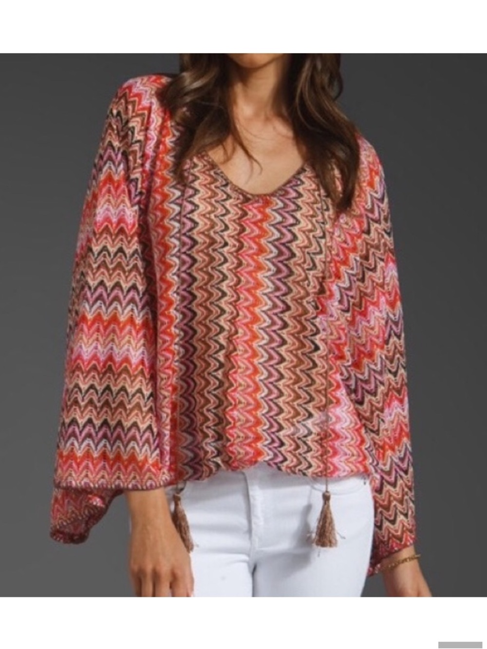 Anthropologie Sanctuary Nina colorful mesh top